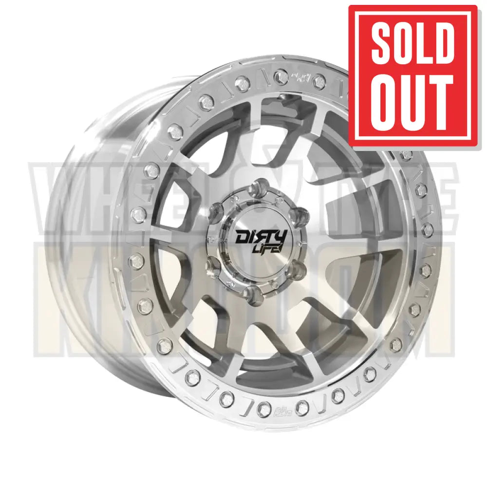 DIRTY LIFE 17x9 +25 6x139.7 DUAL TEK DT4 MACHINED
