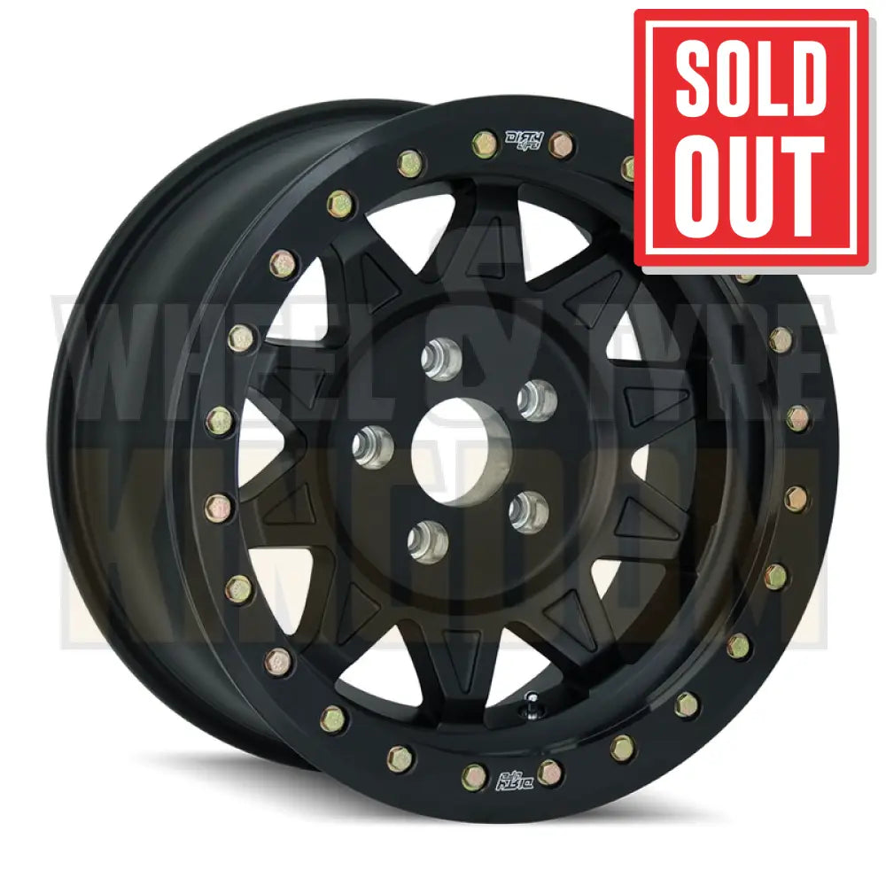 DIRTY LIFE 17x9 -38 6x139.7 ROADKILL BLACK BEADLOCK