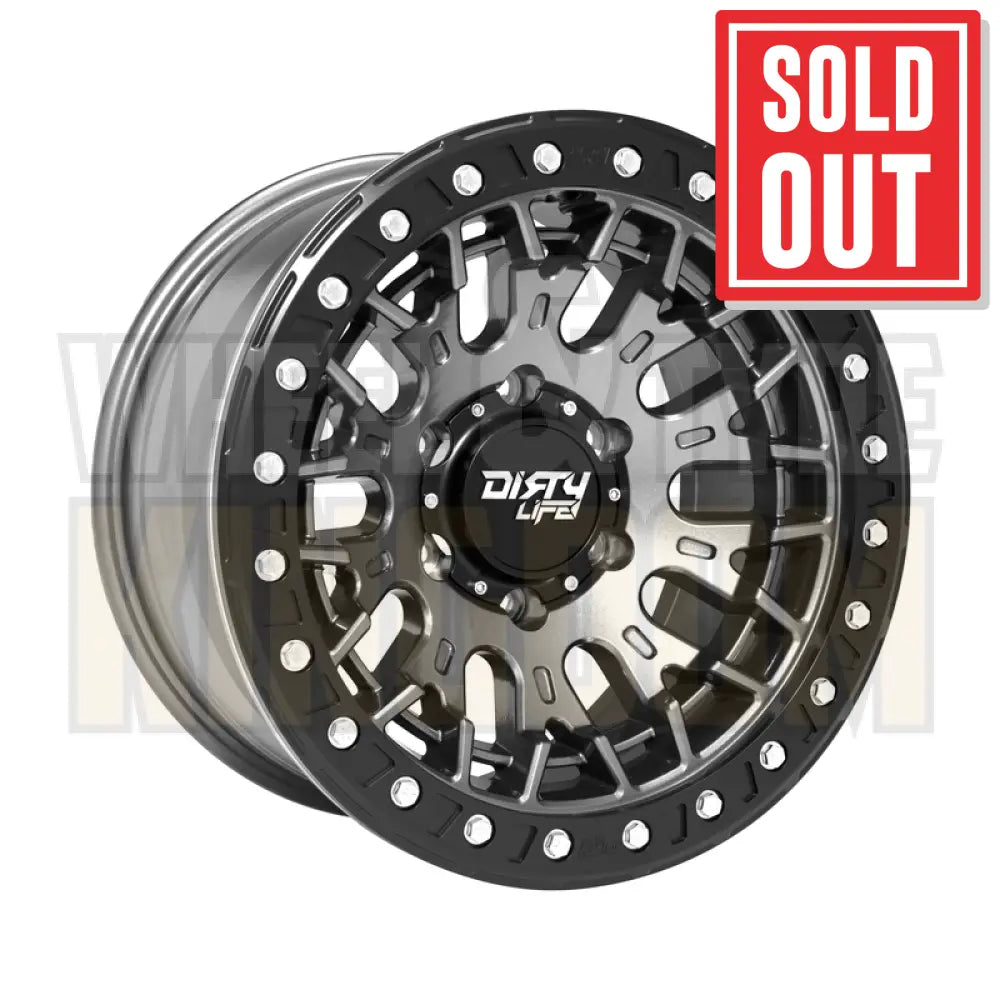 DIRTY LIFE 18x9 +15 6x139.7 DUAL TEK DT3 GLOSS METALLIC GRAPHITE