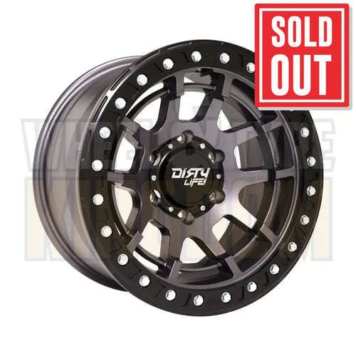 DIRTY LIFE 18x9 +15 6x139.7 DUAL TEK GLOSS METALIC GRAPHITE DT4