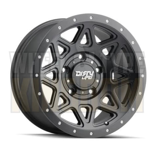 DIRTY LIFE 18x9 +35 5x150 THEORY MATTE BLACK