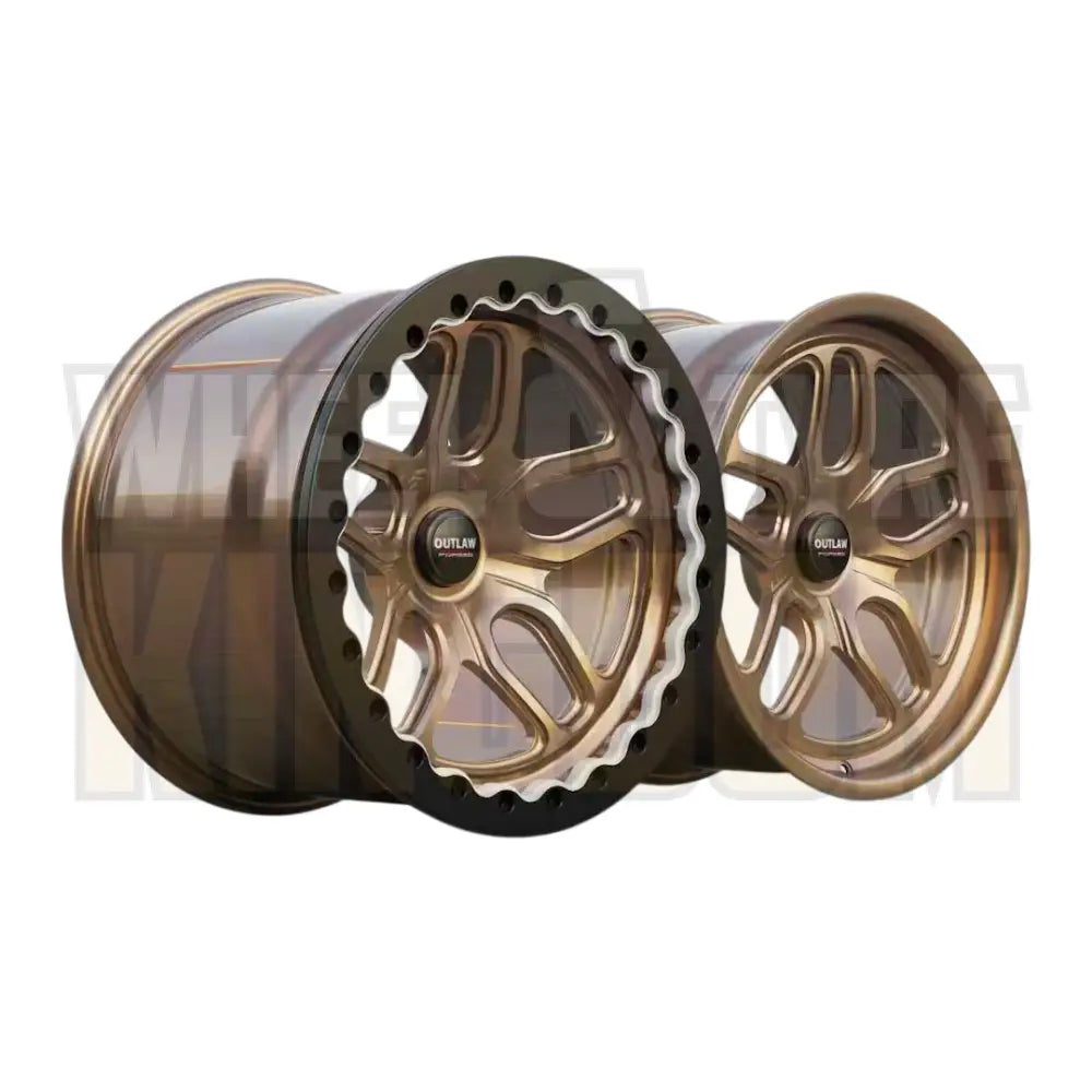 DragPAK GTR 18’’ - Bronze - Forged Set with Beadlocks