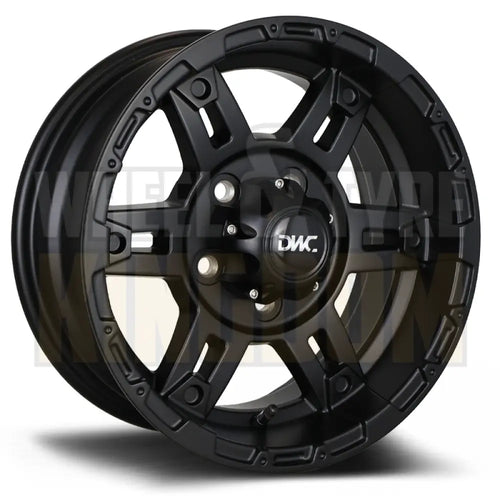 DWC ALLOY 14x6 +10 5x108 DEVIL SATIN BLACK