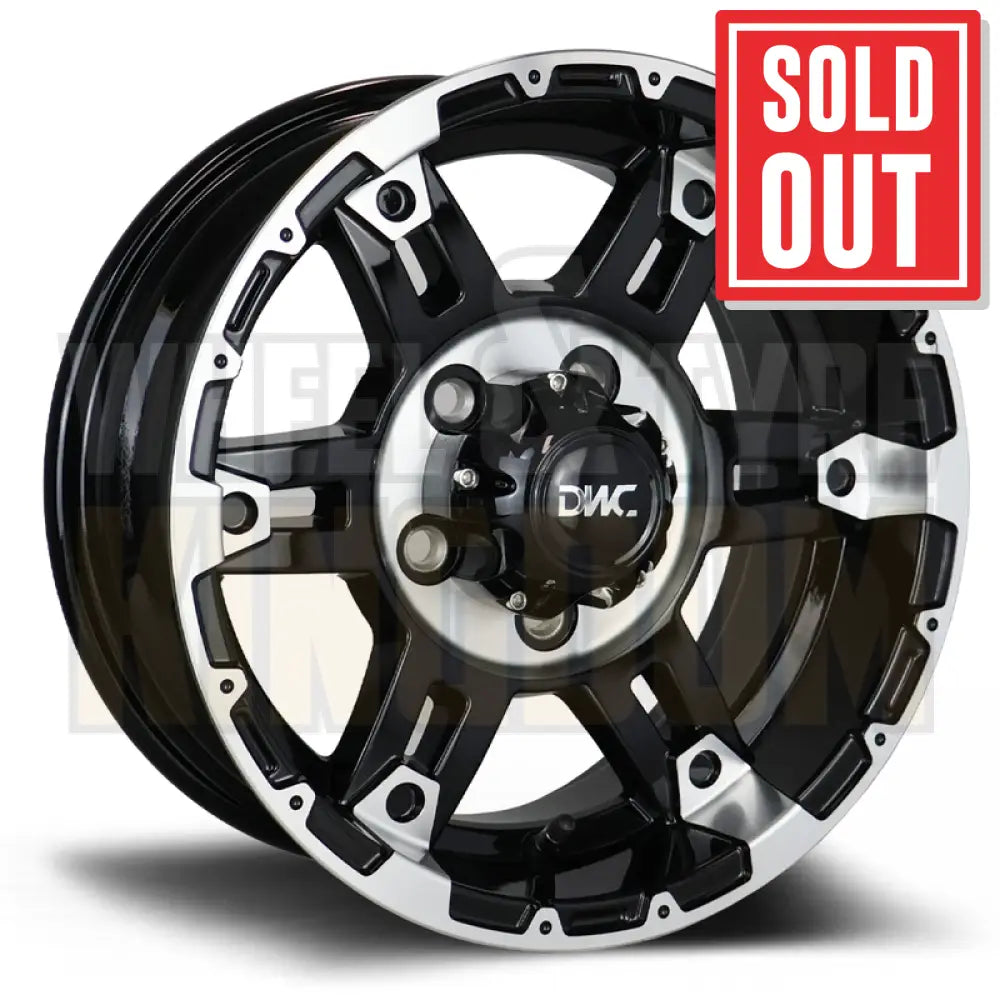 DWC ALLOY 14x6 +10 5x114.3 DEVIL BLACK MACHINED