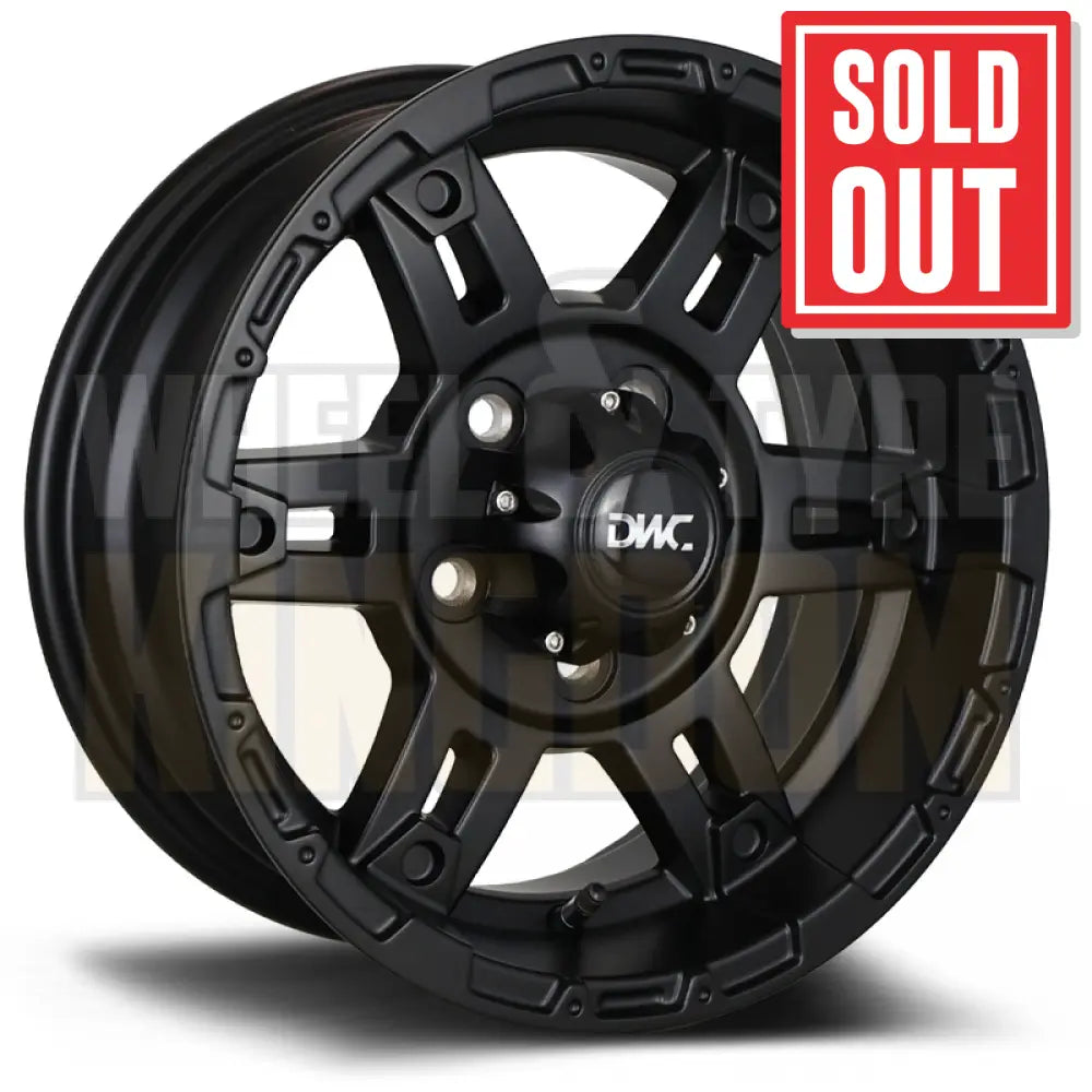 DWC ALLOY 14x6 +10 5x114.3 DEVIL SATIN BLACK