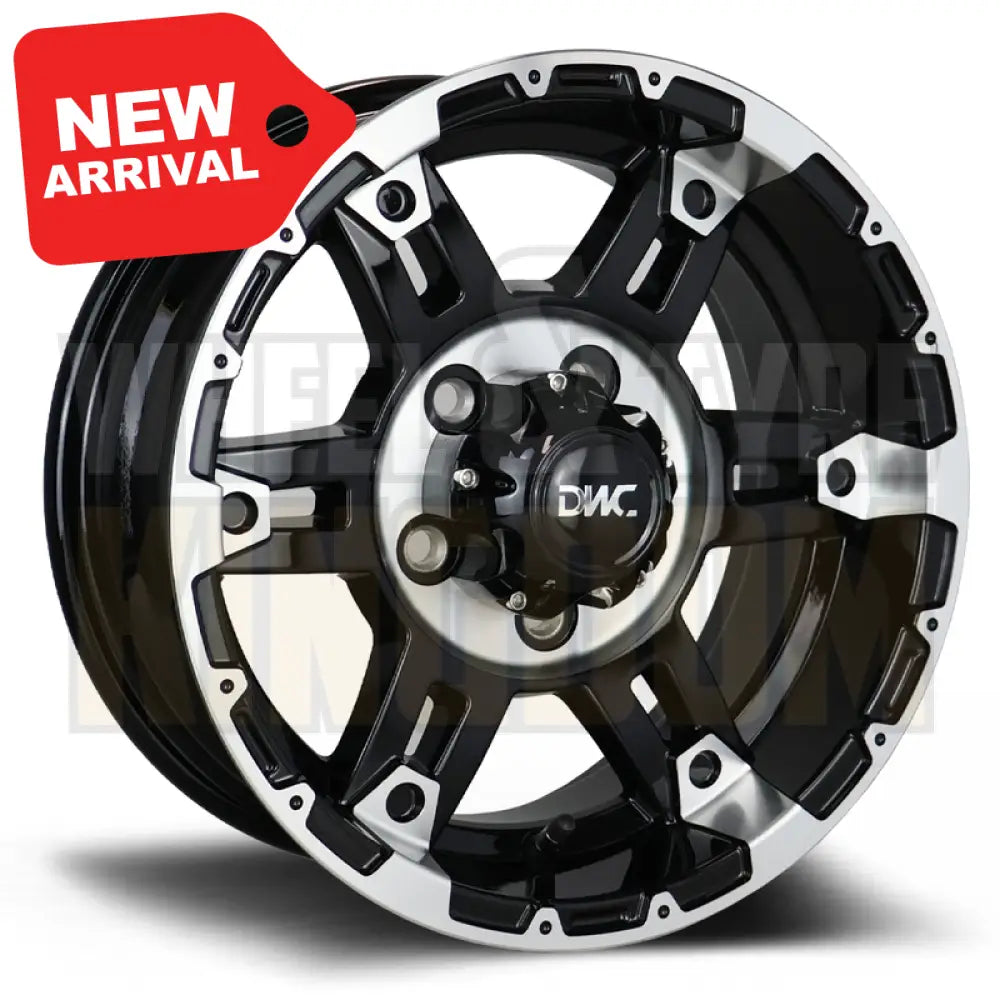 DWC ALLOY 14x6 +10 5x120.65 DEVIL BLACK MACHINED