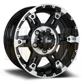 DWC ALLOY 14x6 +10 6x139.7 DEVIL BLACK MACHINED