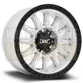 DWC ALLOY 17x8.5 +35 5x150 CONVICT HYPER SILVER BLACK LIP