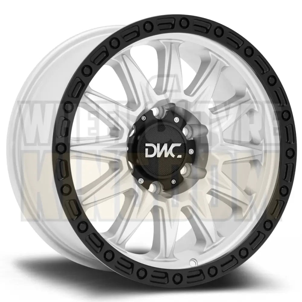 DWC ALLOY 17x8.5 -50 5x150 CONVICT HYPER SILVER BLACK LIP