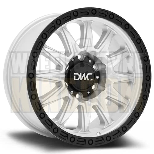 DWC ALLOY 17x8.5 -50 5x150 CONVICT HYPER SILVER BLACK LIP