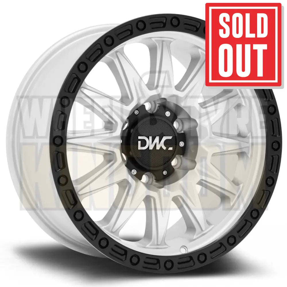 DWC ALLOY 17x8.5 -50 5x150 CONVICT HYPER SILVER BLACK LIP