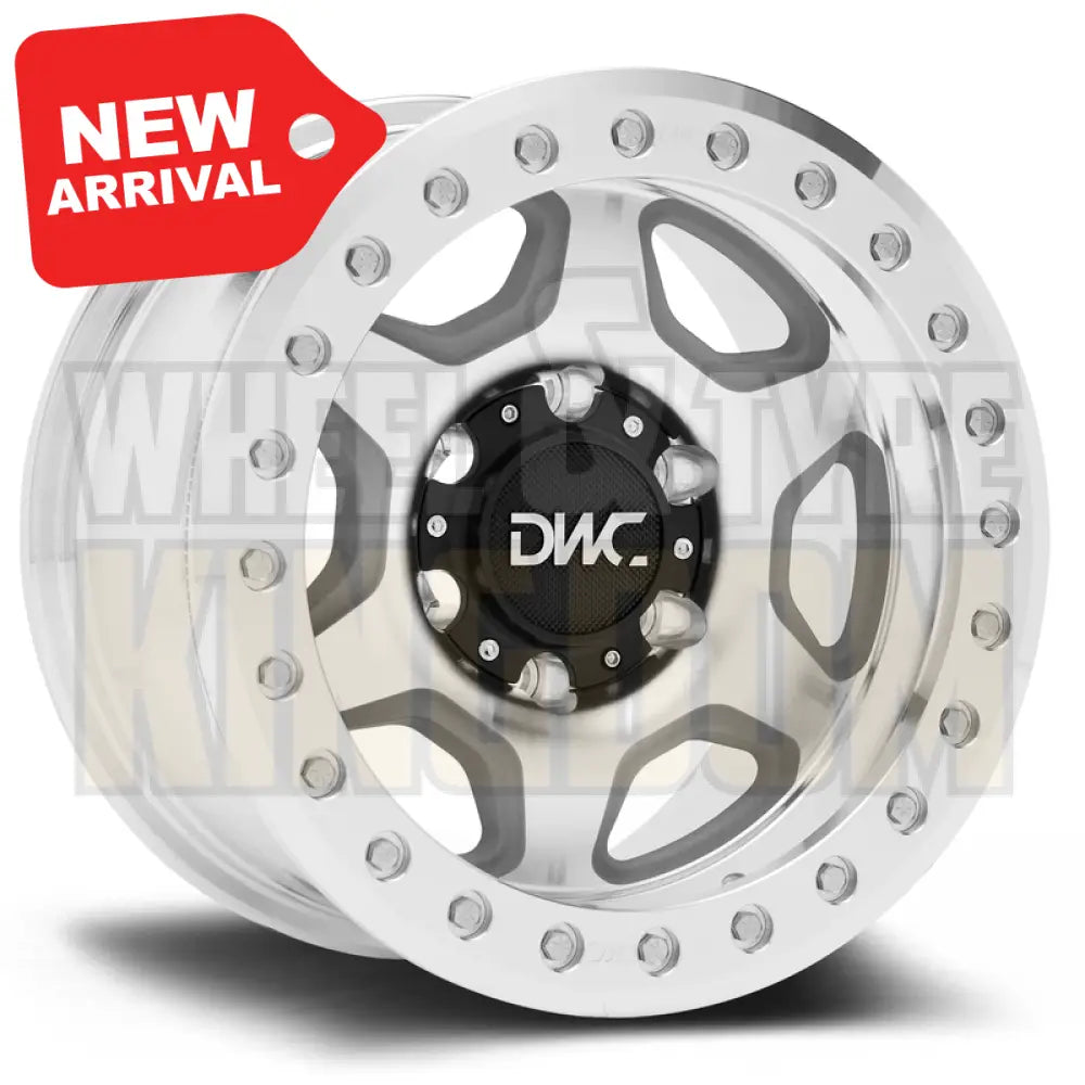 DWC ALLOY 17x9 +0 BLANK LOCKUP MACHINED BEADLOCK