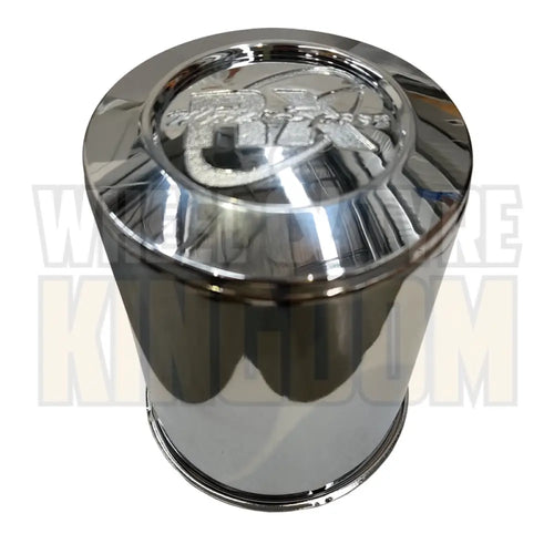 DYNAMIC CENTRE CAP 108mm × 140mm LONG OPEN CHROME PUSH THROUGH (2-PIECE)