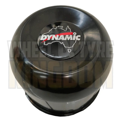 DYNAMIC CENTRE CAP 110mm × 95mm LONG CLOSED BLACK PUSH THROUGH