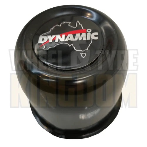 DYNAMIC CENTRE CAP 84mm × 72mm LONG CLOSED BLACK PUSH THROUGH