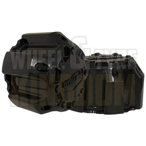 DYNAMIC STEEL WHEEL CAP 5x114.3 GLOSS BLACK 72mm LONG