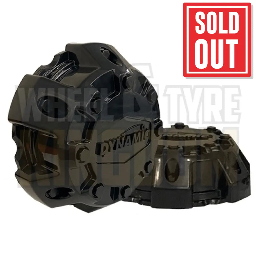 DYNAMIC STEEL WHEEL CAP 6x114.3 GLOSS BLACK