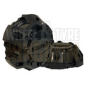 DYNAMIC STEEL WHEEL CAP 6x130 GLOSS BLACK