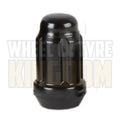DYNAMIC WHEEL NUT 1/2" 38mm SPLINE BLACK