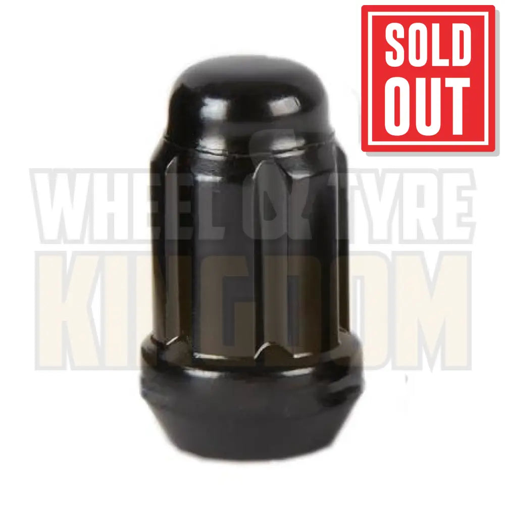 DYNAMIC WHEEL NUT 1/2" 38mm SPLINE BLACK