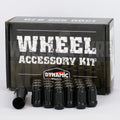 DYNAMIC WHEEL NUT 1/2" 38mm SPLINE BLACK (PACK OF 23 + KEY)