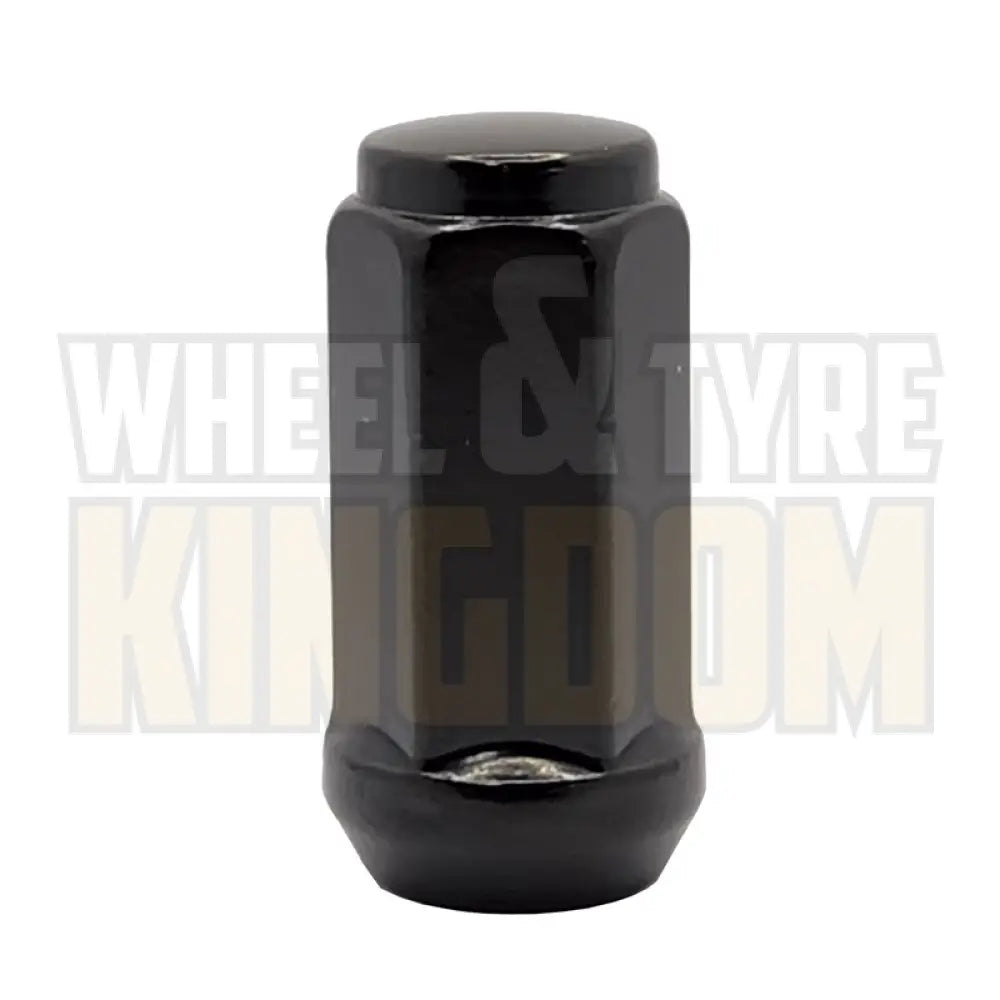 DYNAMIC WHEEL NUT 1/2" 45mm 19mm HEX BLACK ACORN