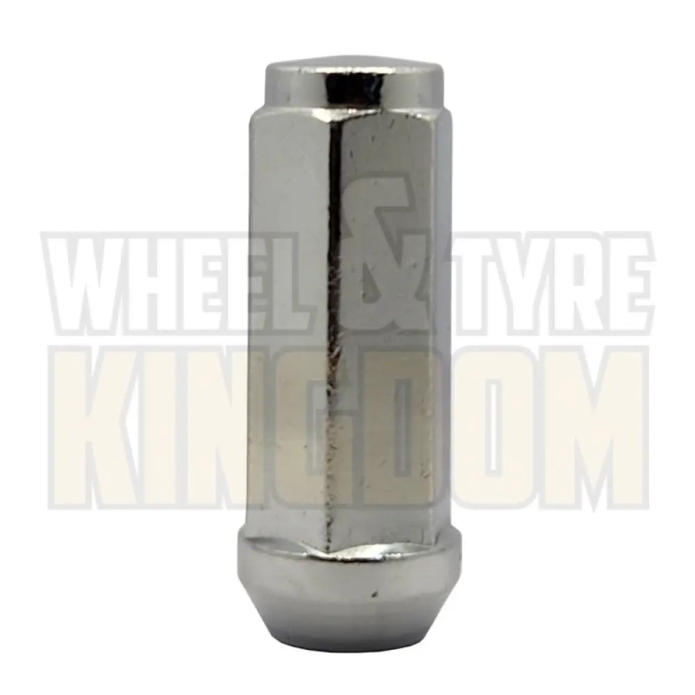 DYNAMIC WHEEL NUT 1/2" 64mm 21mm HEX CHROME ACORN