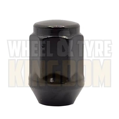 DYNAMIC WHEEL NUT 12x1.25 35mm 21mm HEX BLACK ACORN