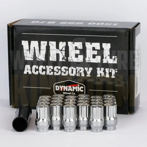 DYNAMIC WHEEL NUT 12x1.25 35mm SPLINE ET CHROME (PACK OF 24 + KEY)