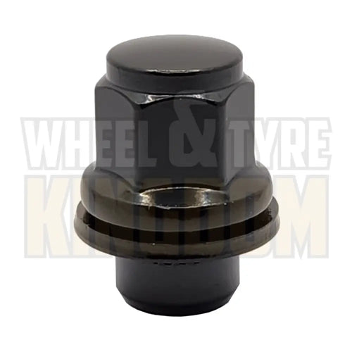 DYNAMIC WHEEL NUT 12x1.25 38mm 21mm HEX BLACK MAG NUT