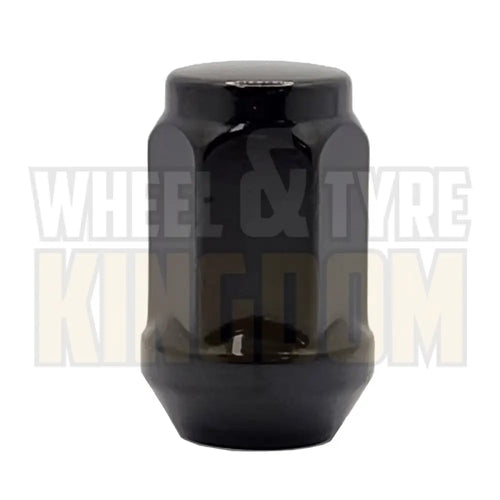 DYNAMIC WHEEL NUT 12x1.5 35mm 19mm HEX BLACK ACORN
