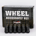 DYNAMIC WHEEL NUT 12x1.5 35mm 19mm HEX BLACK ACORN (PACK OF 24)