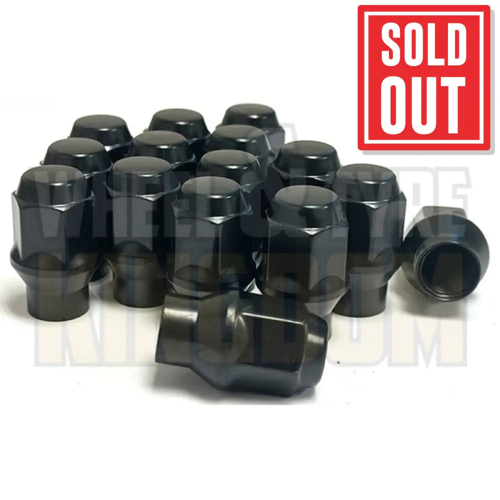 DYNAMIC WHEEL NUT 12x1.5 36mm 19mm HEX ET BLACK (PACK OF 24)