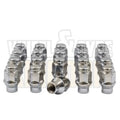 DYNAMIC WHEEL NUT 12x1.5 36mm 19mm HEX ET CHROME (PACK OF 24)