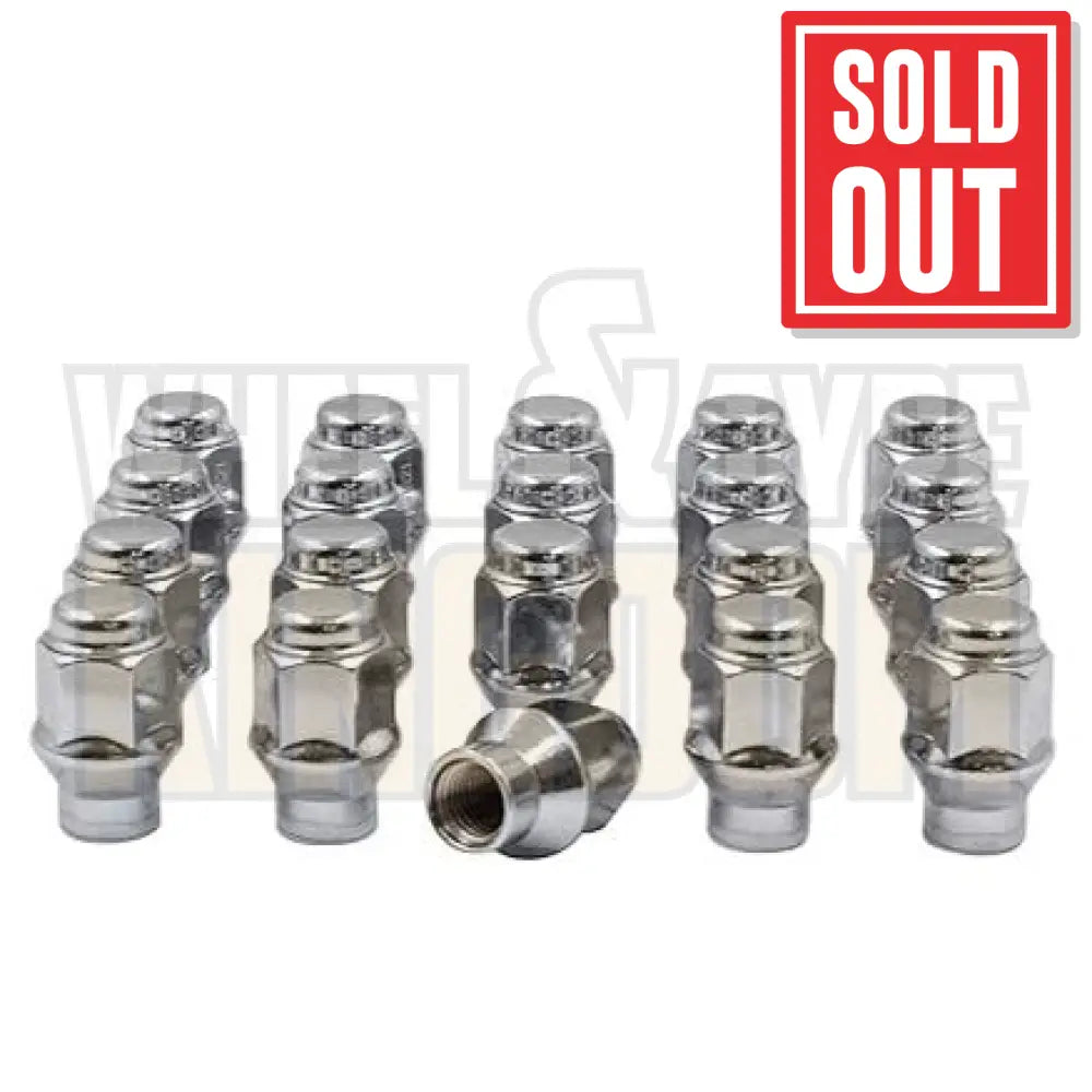 DYNAMIC WHEEL NUT 12x1.5 36mm 19mm HEX ET CHROME (PACK OF 24)