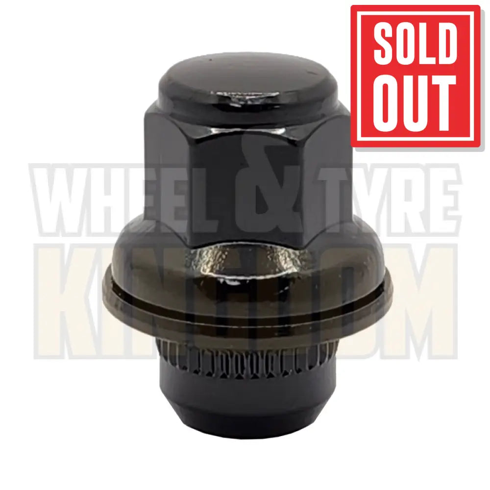 DYNAMIC WHEEL NUT 12x1.5 38mm 19mm HEX BLACK MAG NUT