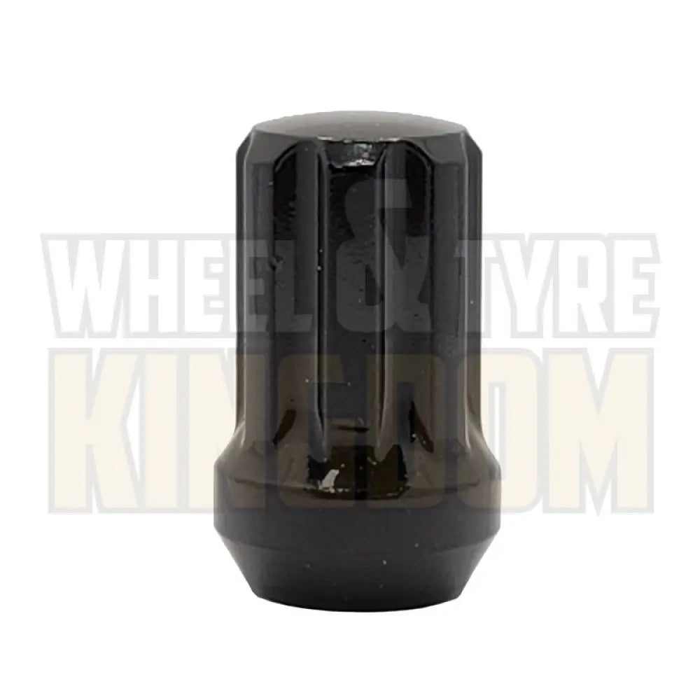 DYNAMIC WHEEL NUT 14x1.5 38mm SPLINE BLACK (7-POINT TRUCK)