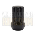 DYNAMIC WHEEL NUT 14x1.5 38mm SPLINE BLACK (7-POINT TRUCK)