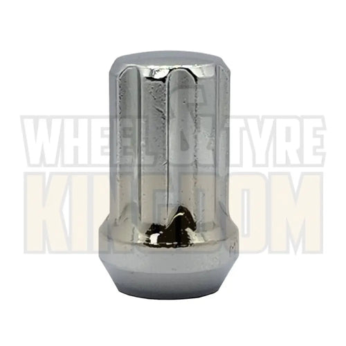 DYNAMIC WHEEL NUT 14x1.5 38mm SPLINE CHROME (7-POINT TRUCK)