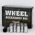 DYNAMIC WHEEL NUT 14x1.5 38mm SPLINE CHROME (7-POINT TRUCK) (PACK OF 20 + KEY)