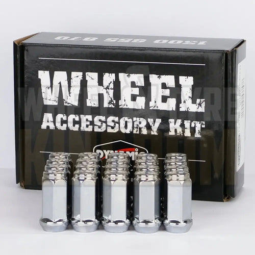 DYNAMIC WHEEL NUT 14x1.5 45mm 19mm HEX CHROME ACORN (PACK OF 20)