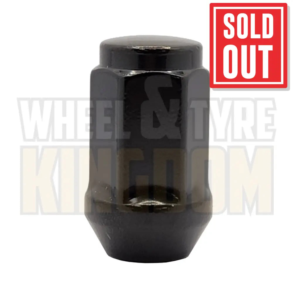 DYNAMIC WHEEL NUT 14x1.5 45mm 21mm HEX BLACK ACORN