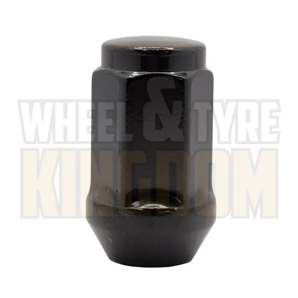 DYNAMIC WHEEL NUT 14x1.5 45mm 22mm HEX BLACK ACORN