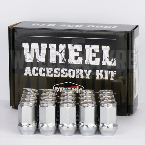 DYNAMIC WHEEL NUT 14x1.5 45mm 22mm HEX CHROME ACORN (PACK OF 20)