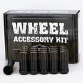 DYNAMIC WHEEL NUT 14x1.5 52mm SPLINE BLACK (7-POINT TRUCK) (PACK OF 20 + KEY)