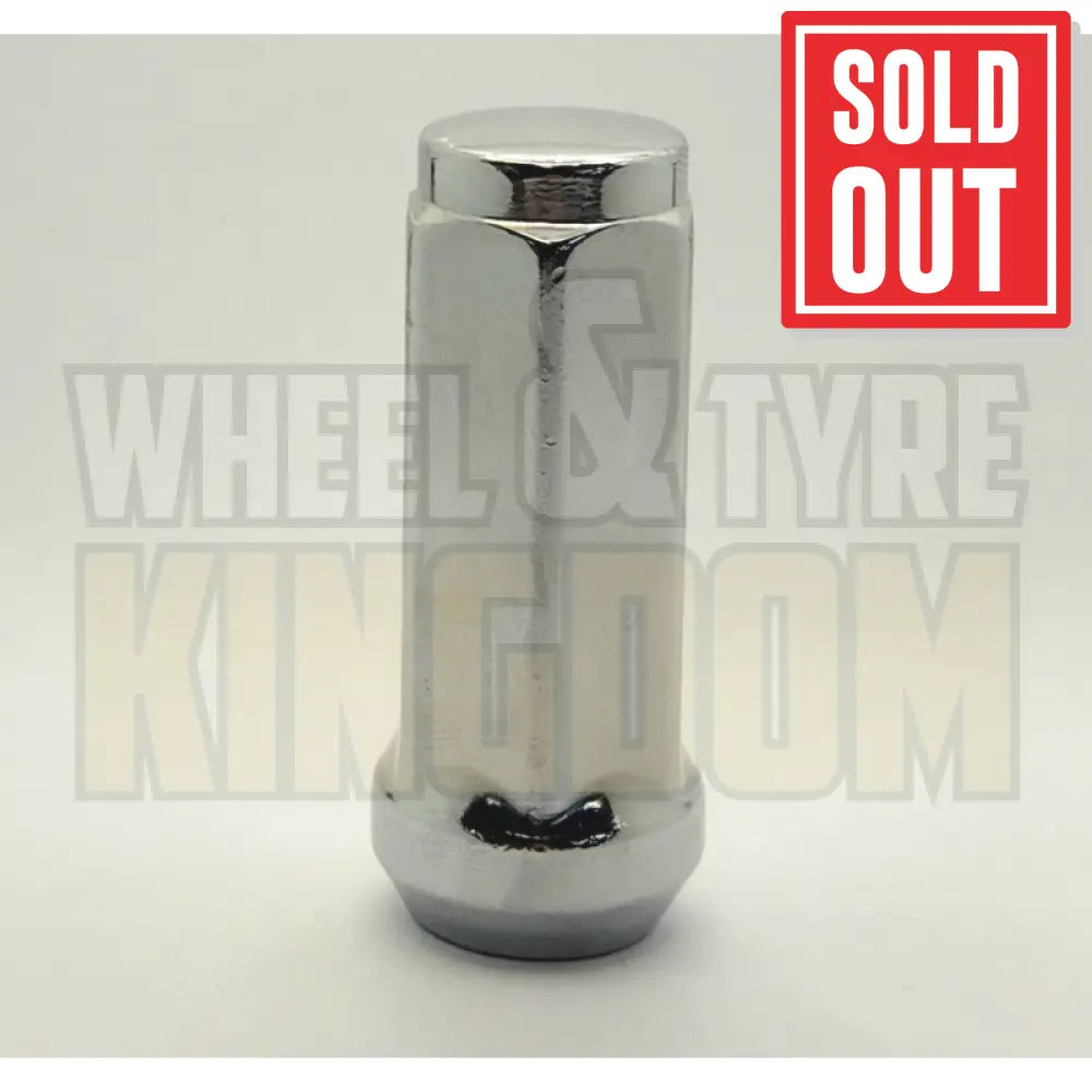 DYNAMIC WHEEL NUT 14x1.5 65mm 19mm HEX CHROME ACORN