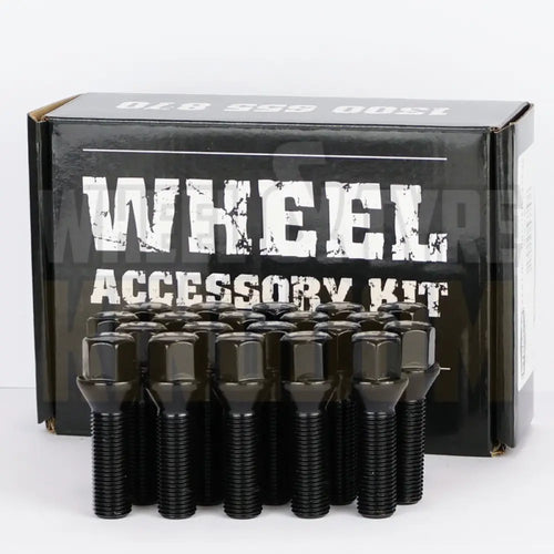 DYNAMIC WHEEL STUD 14x1.5 64mm 17mm HEX BLACK ALLOY (PACK OF 20)