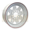 DYNAMIC STEEL 13x4.5 +0 5x108/5x114.3 SUNRAYSIA WHITE MULTI PCD