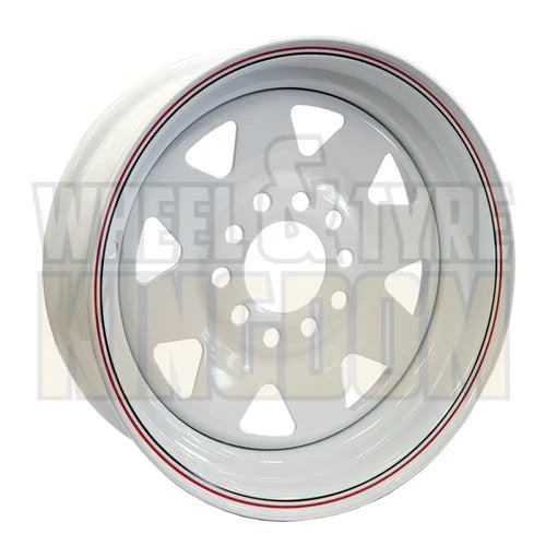 DYNAMIC STEEL 13x4.5 +0 5x108/5x114.3 SUNRAYSIA WHITE MULTI PCD