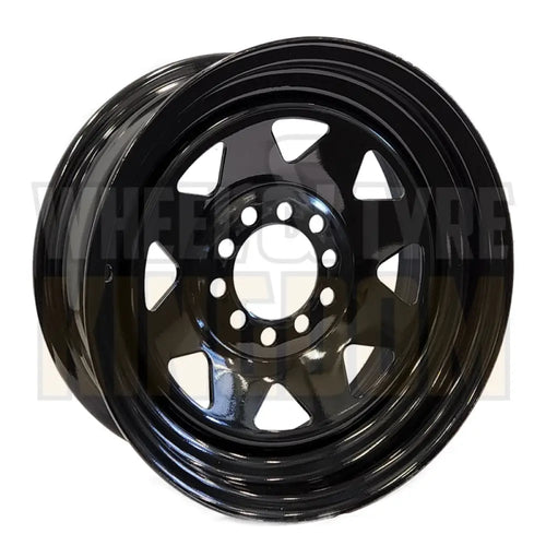 DYNAMIC STEEL 14x5.5 +0 5x108/5x114.3 SUNRAYSIA BLACK MULTI PCD